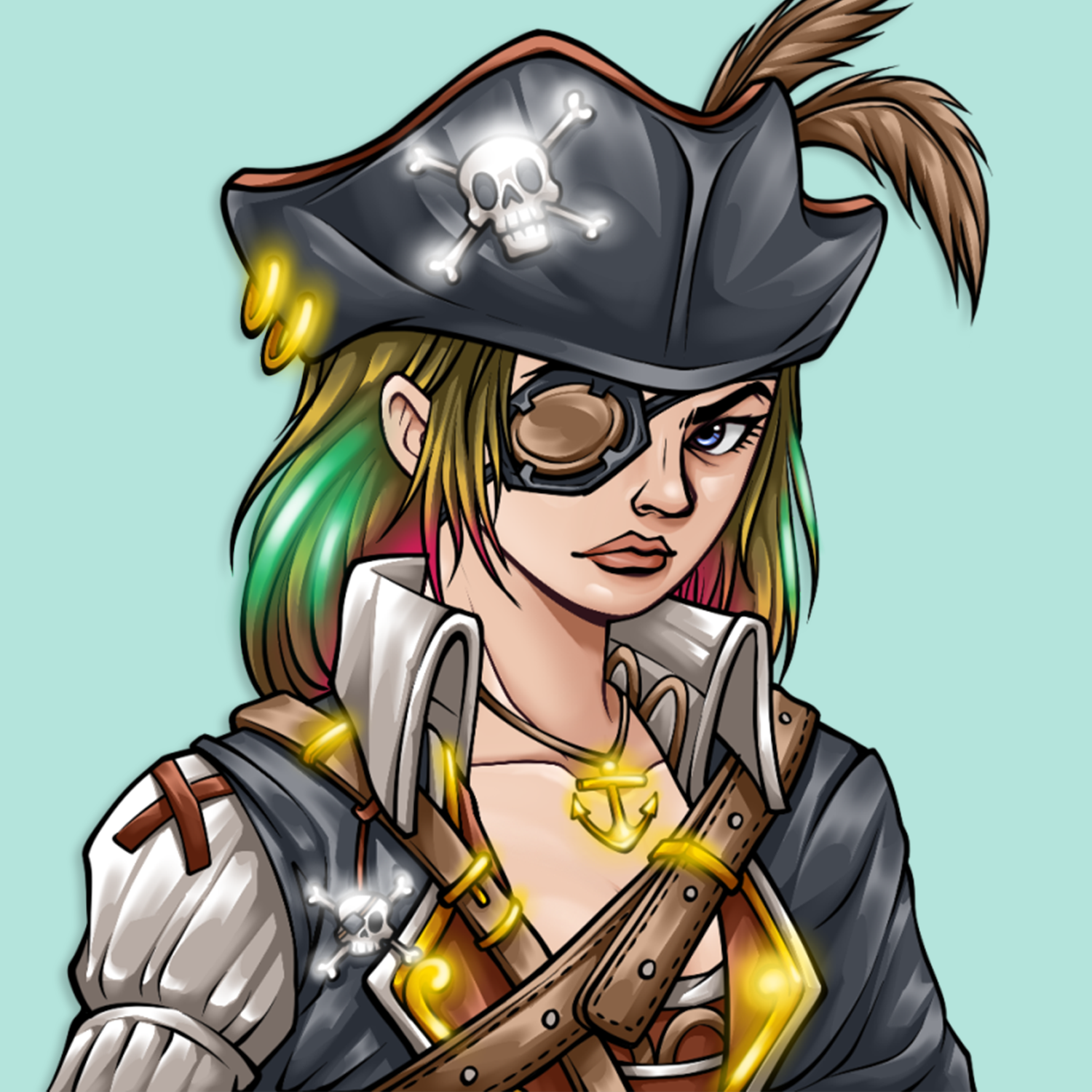 Pirate #9 Captain Morgana Moon-eye
