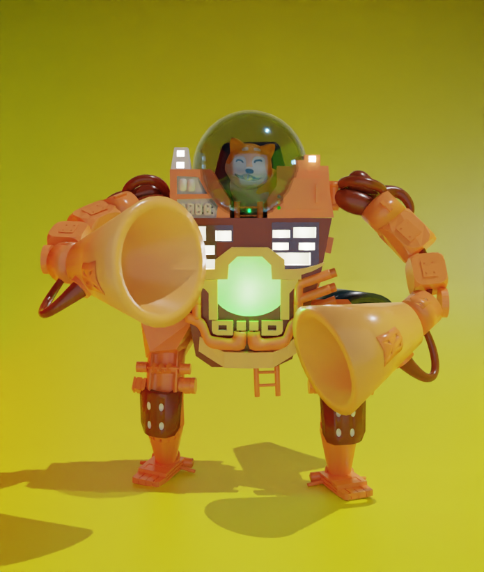 3D Titan Dog #11